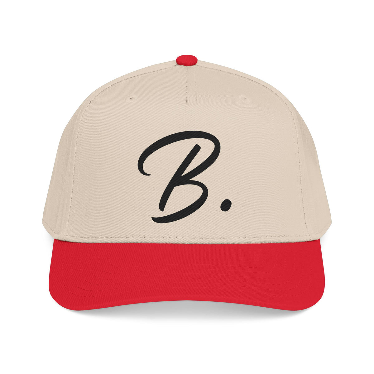 The Signature B. Cap - Red & Natural