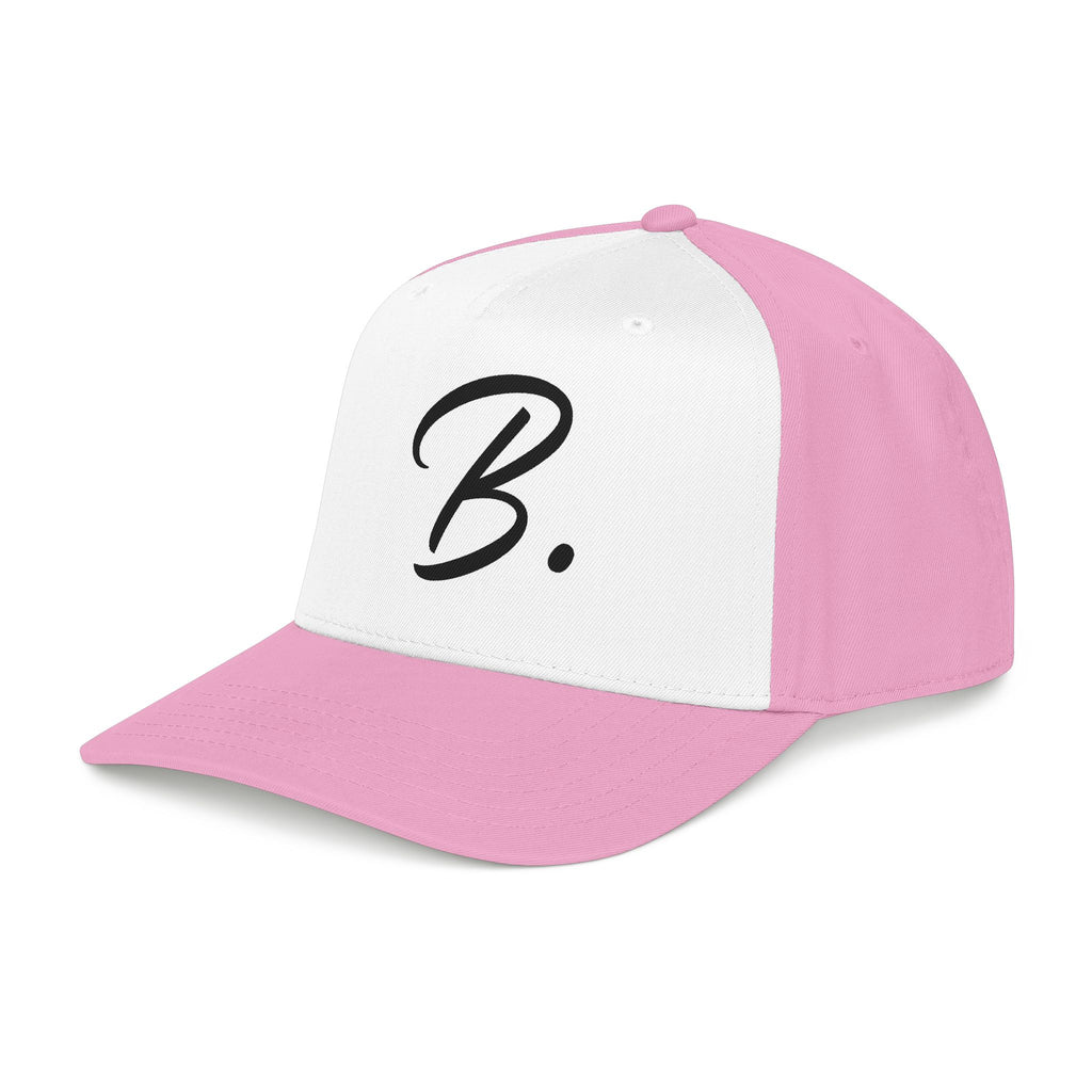 The Signature B. Cap - Pink & White